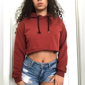 Garage Crop Top Hoodie